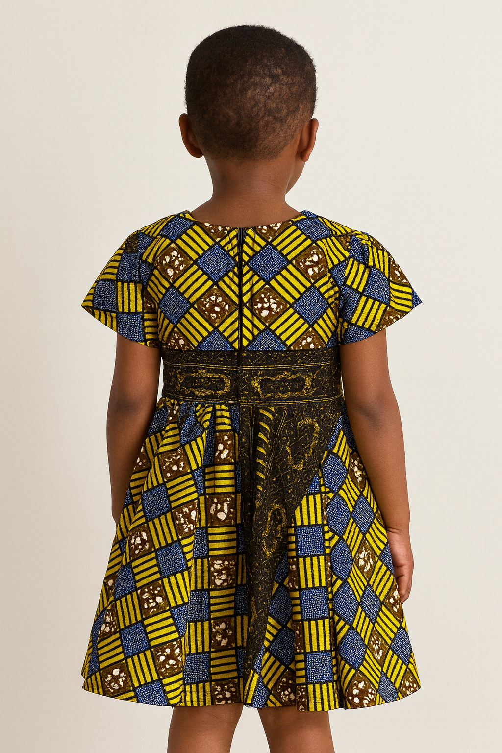Little Sunshine Ankara Dress