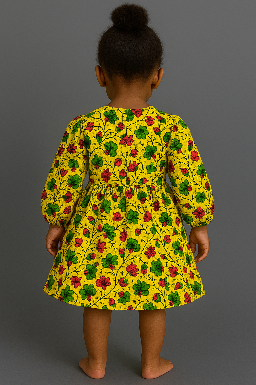 Golden Blossom Dress