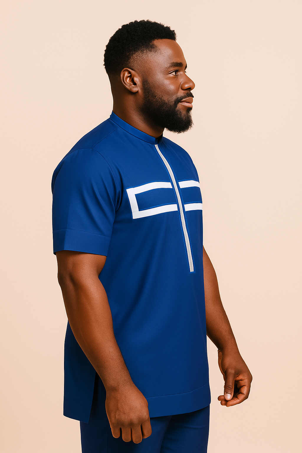 Imperial Blue Kaftan Set