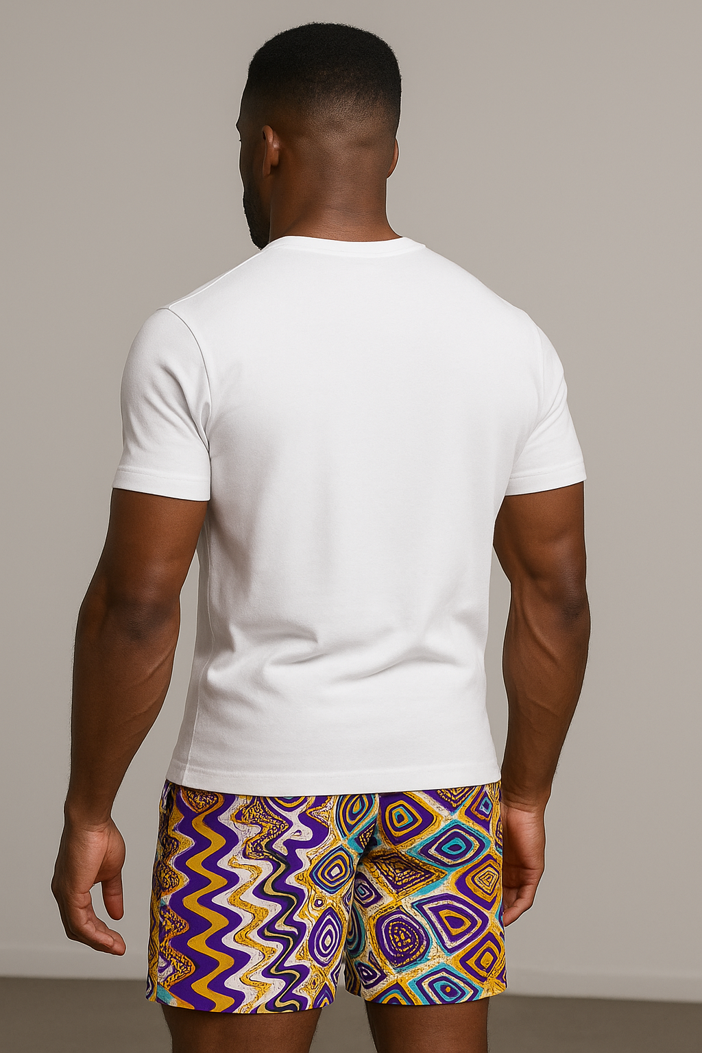 Afro Luxe Pattern Shorts