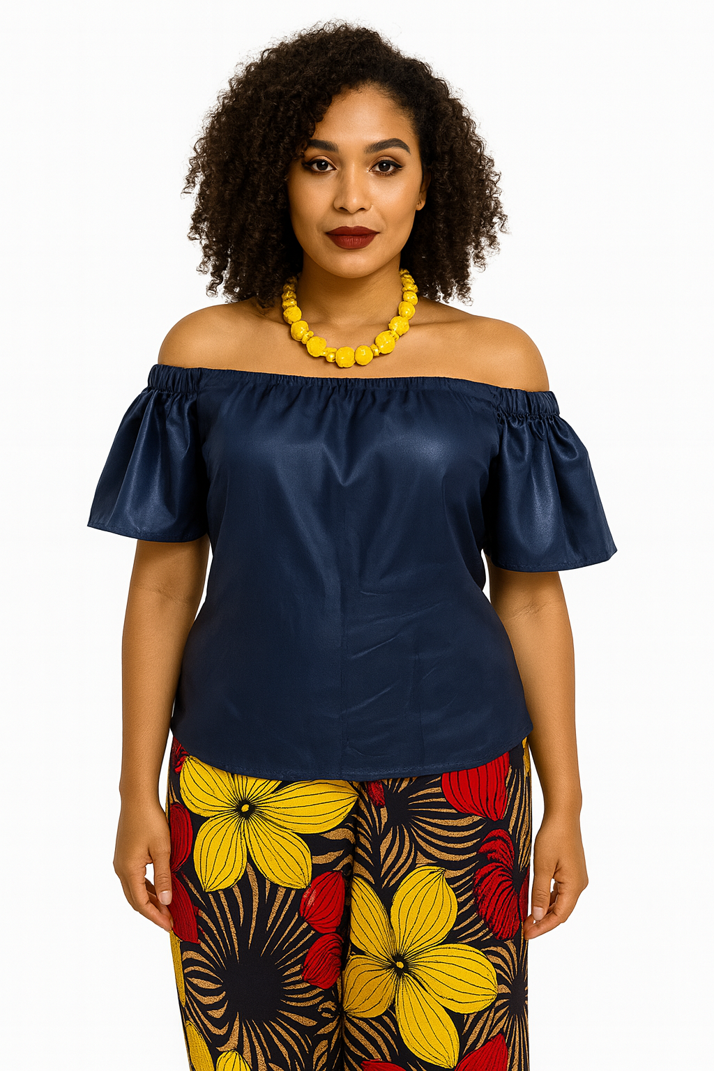 Midnight Bloom Ankara Set