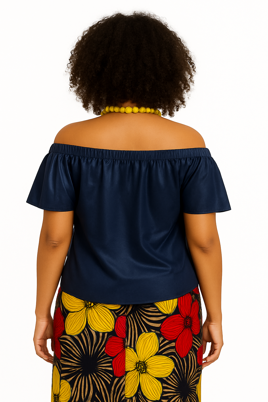 Midnight Bloom Ankara Set