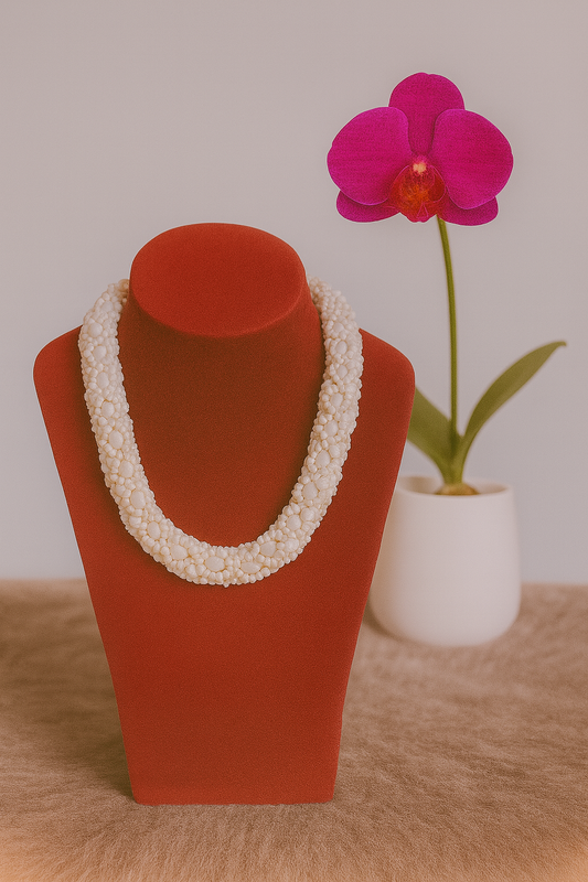 Elegant Ivory Beaded Necklace