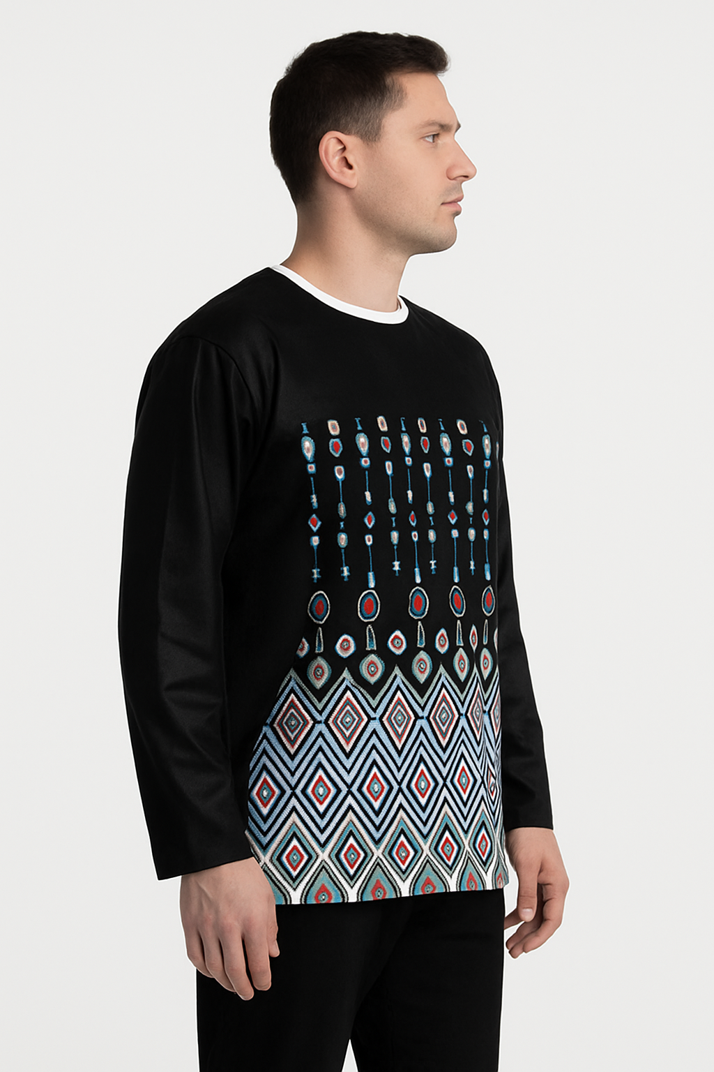 Geometric Elegance Kaftan