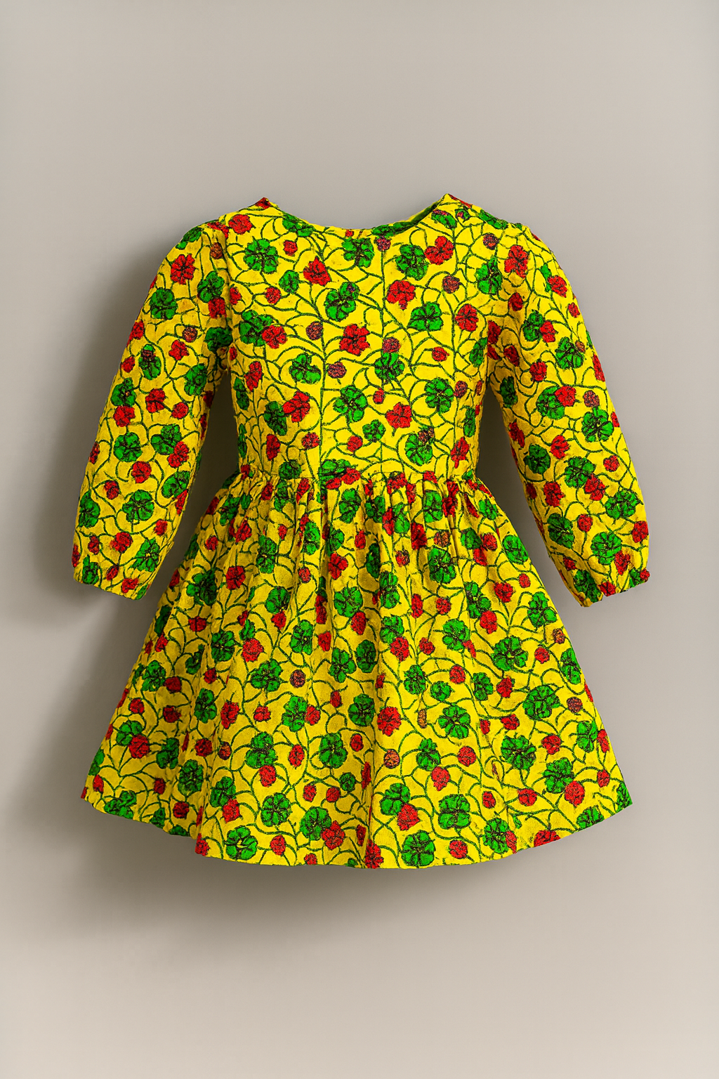 Golden Blossom Dress