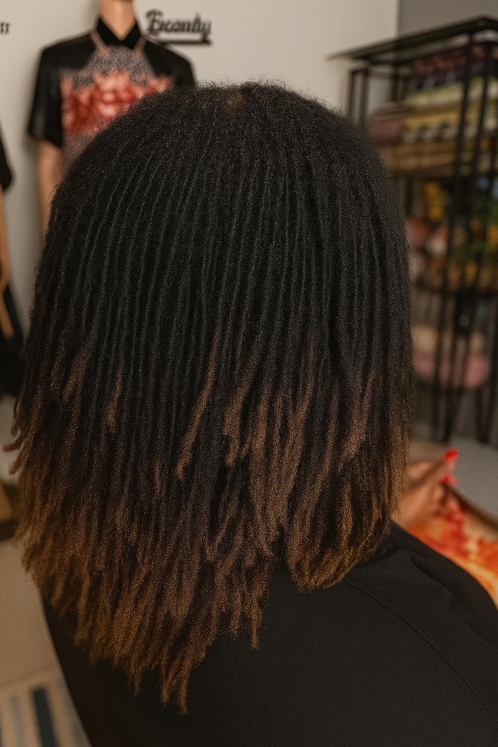 Microlocs with Ombré Tips