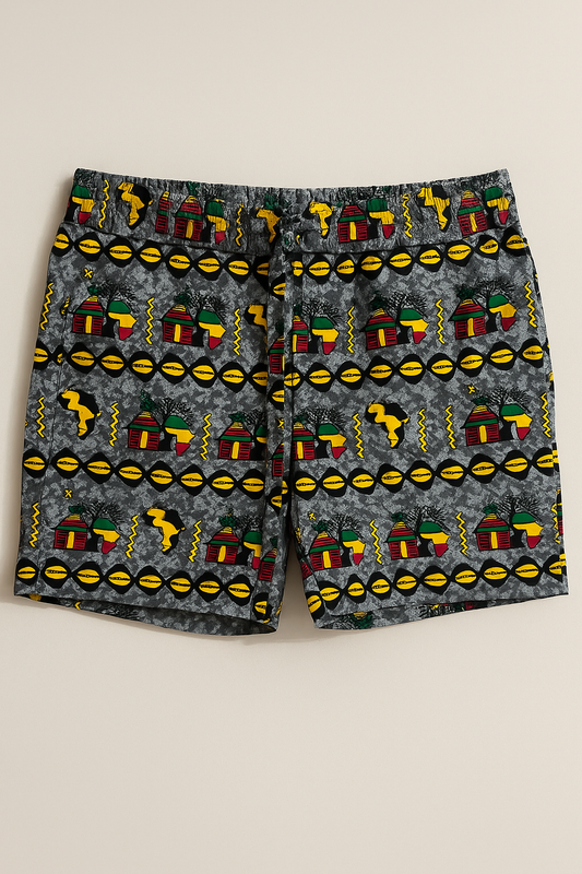 Village Roots Drawstring Shorts