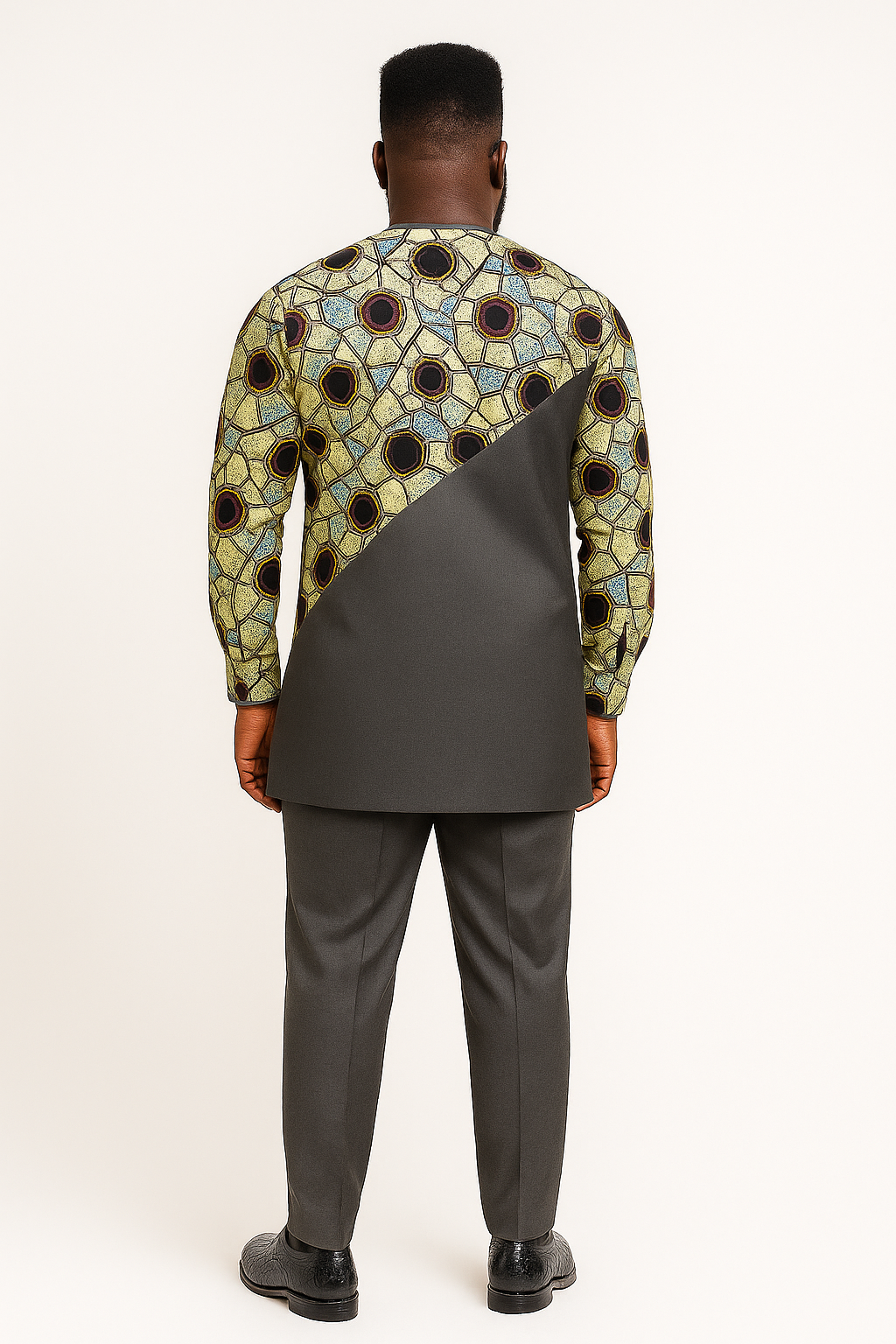 Ankara Fusion Panel Kaftan Set