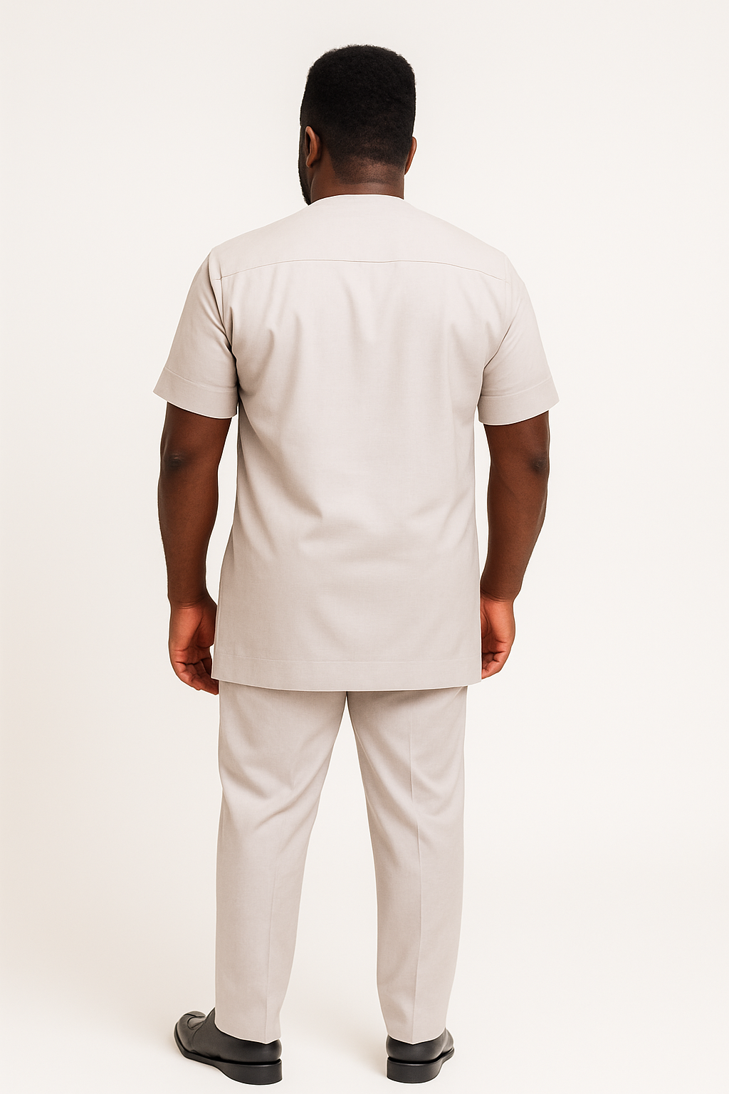 Classic Pearl Grid Kaftan Set