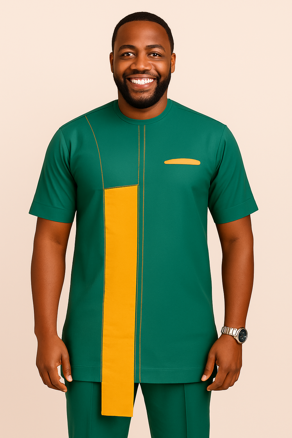 Emerald Prestige Kaftan Set