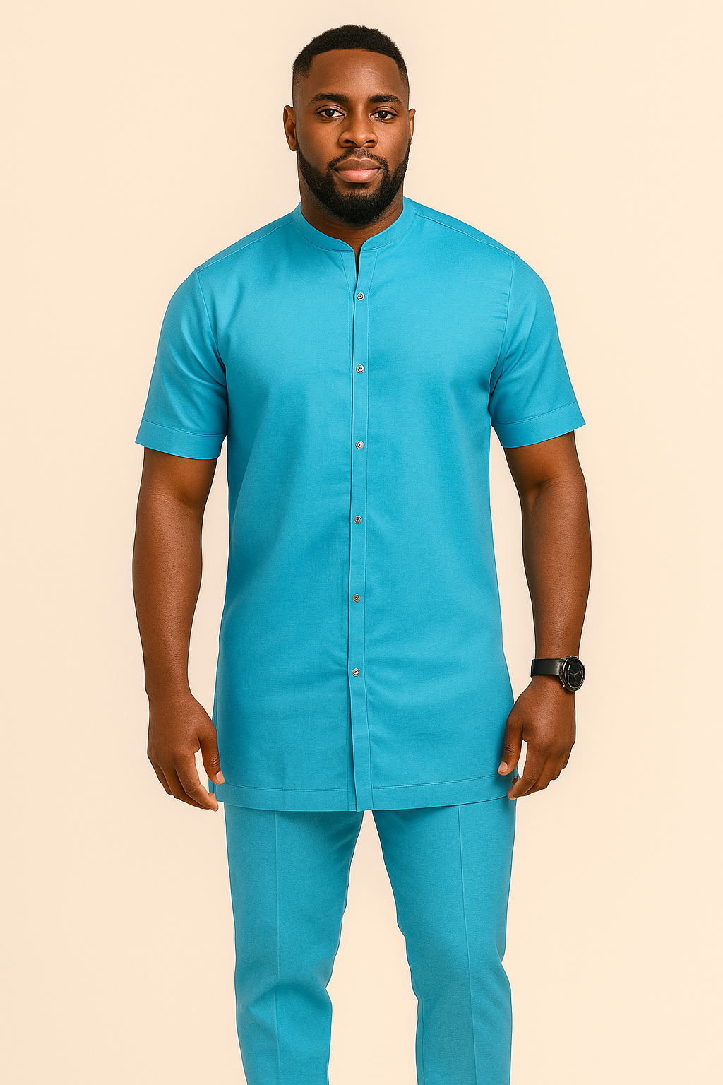 Coastal Edge Kaftan Set