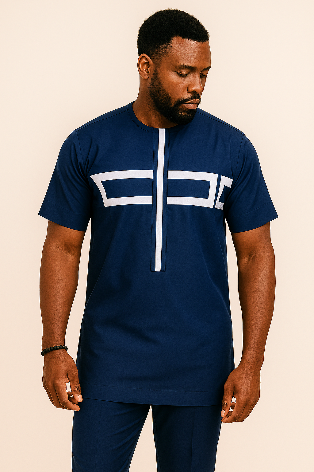 Imperial Blue Kaftan Set