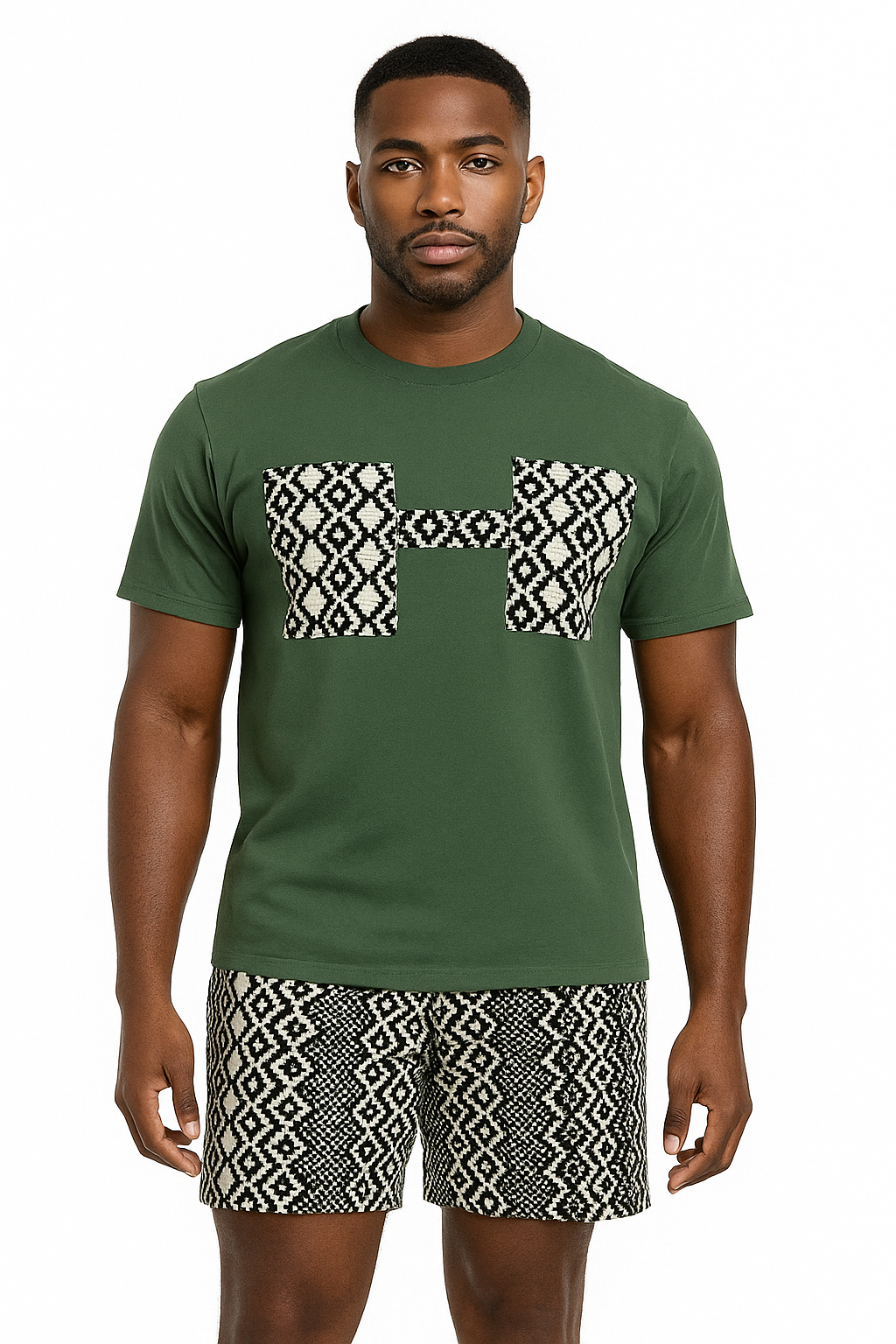 Tribal Patchwork Green Set