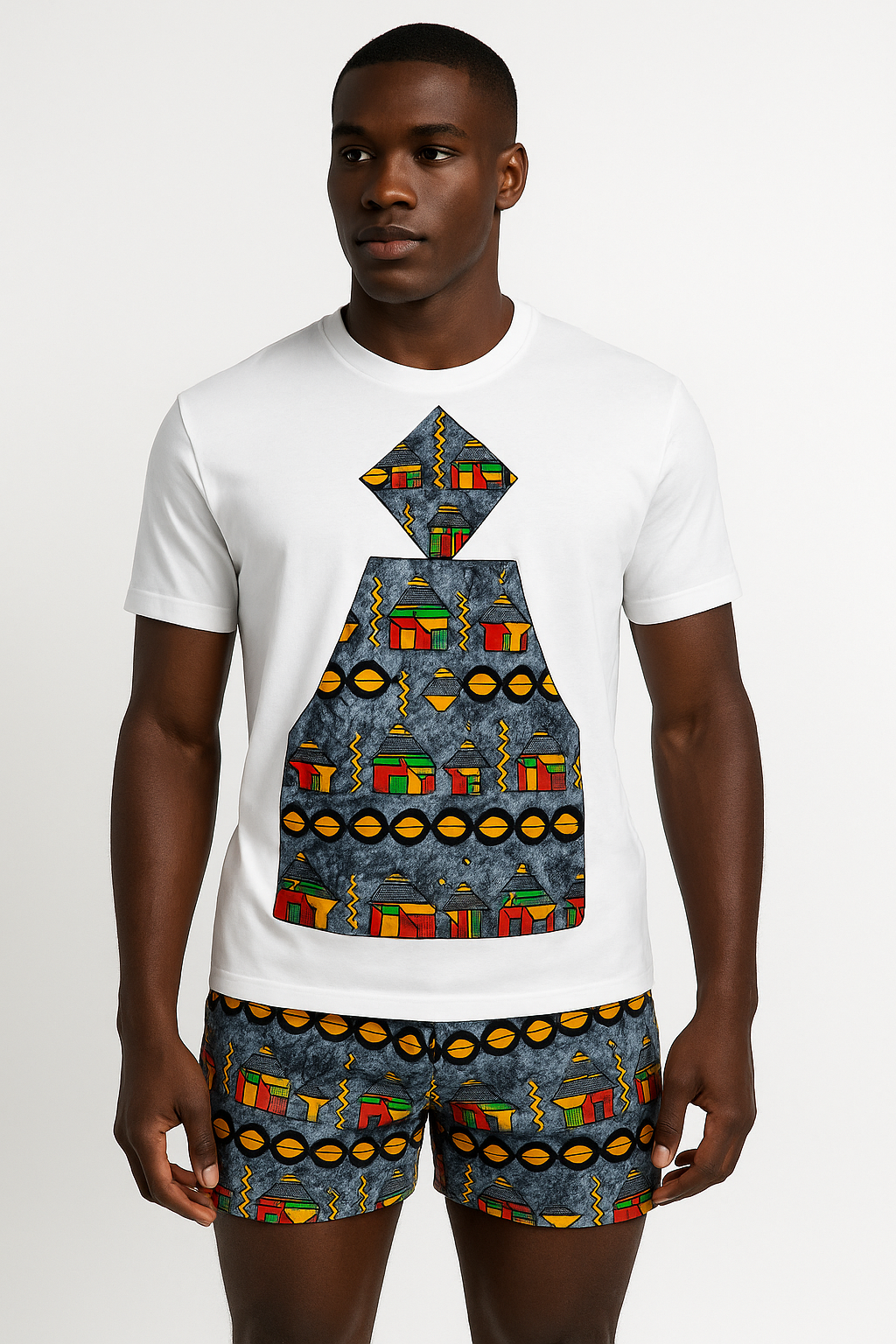 Men’s African Print Two-Piece Set – Heritage Edition