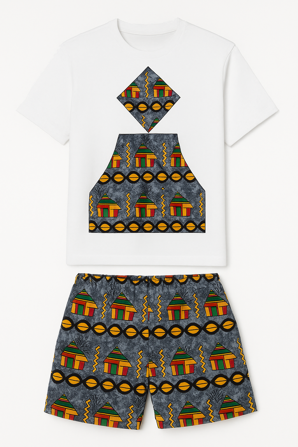 Men’s African Print Two-Piece Set – Heritage Edition