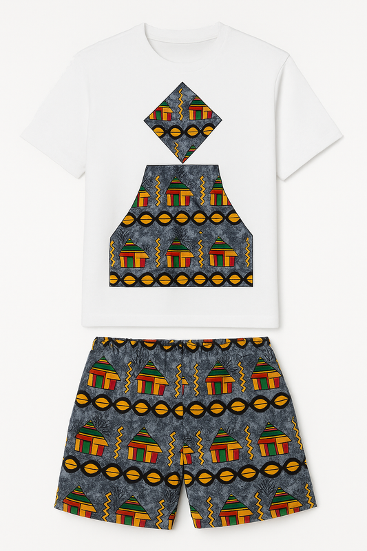 Men’s African Print Two-Piece Set – Heritage Edition
