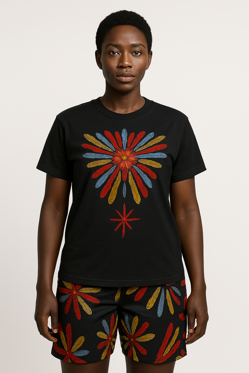 Women's Vibrance Featherburst Two-Piece Set