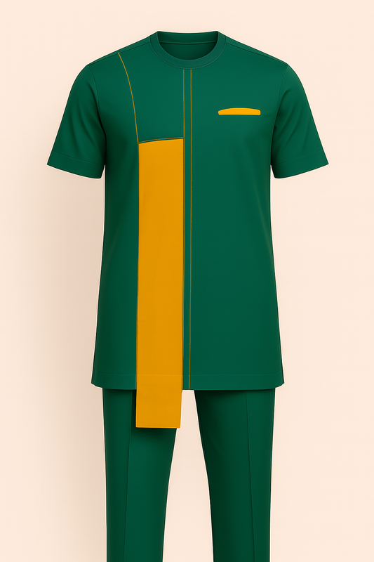 Emerald Prestige Kaftan Set