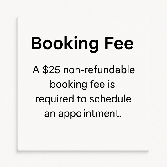 KayDark Beauty Booking Fee