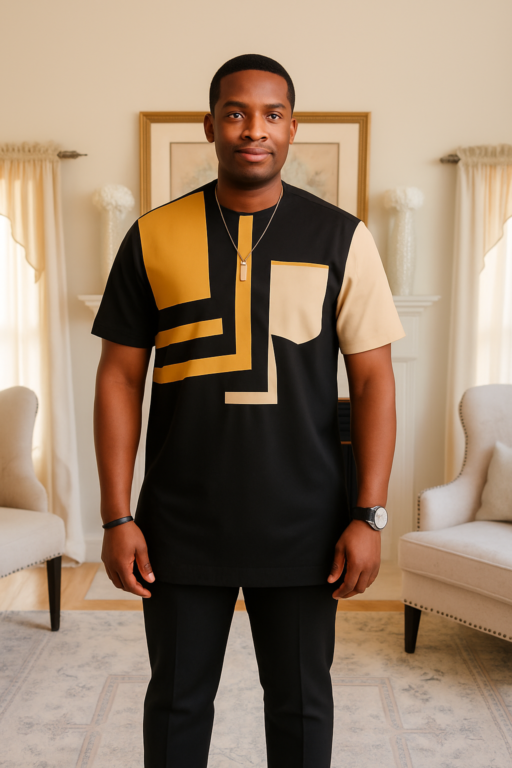 Royal Axis Kaftan Set