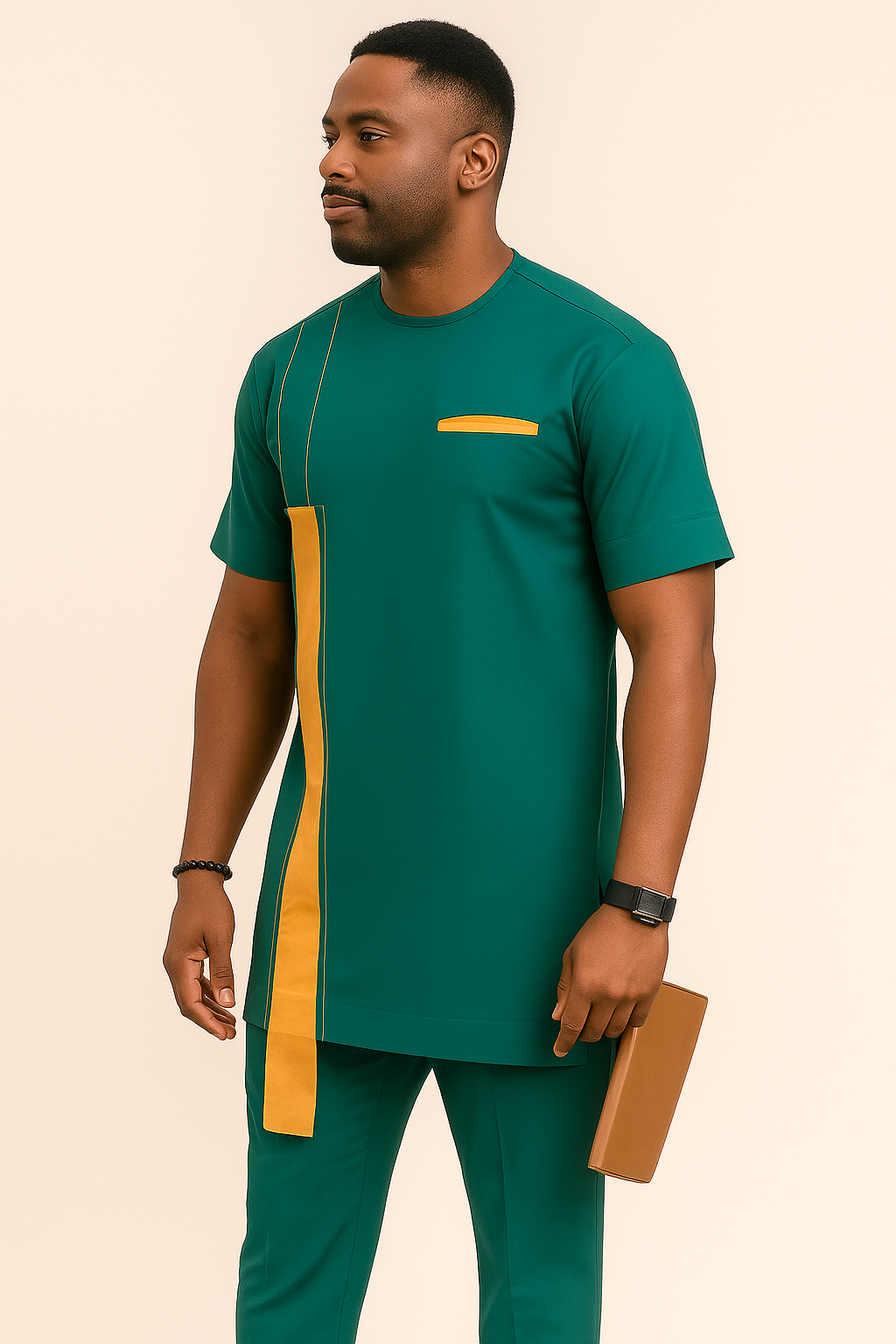 Emerald Prestige Kaftan Set