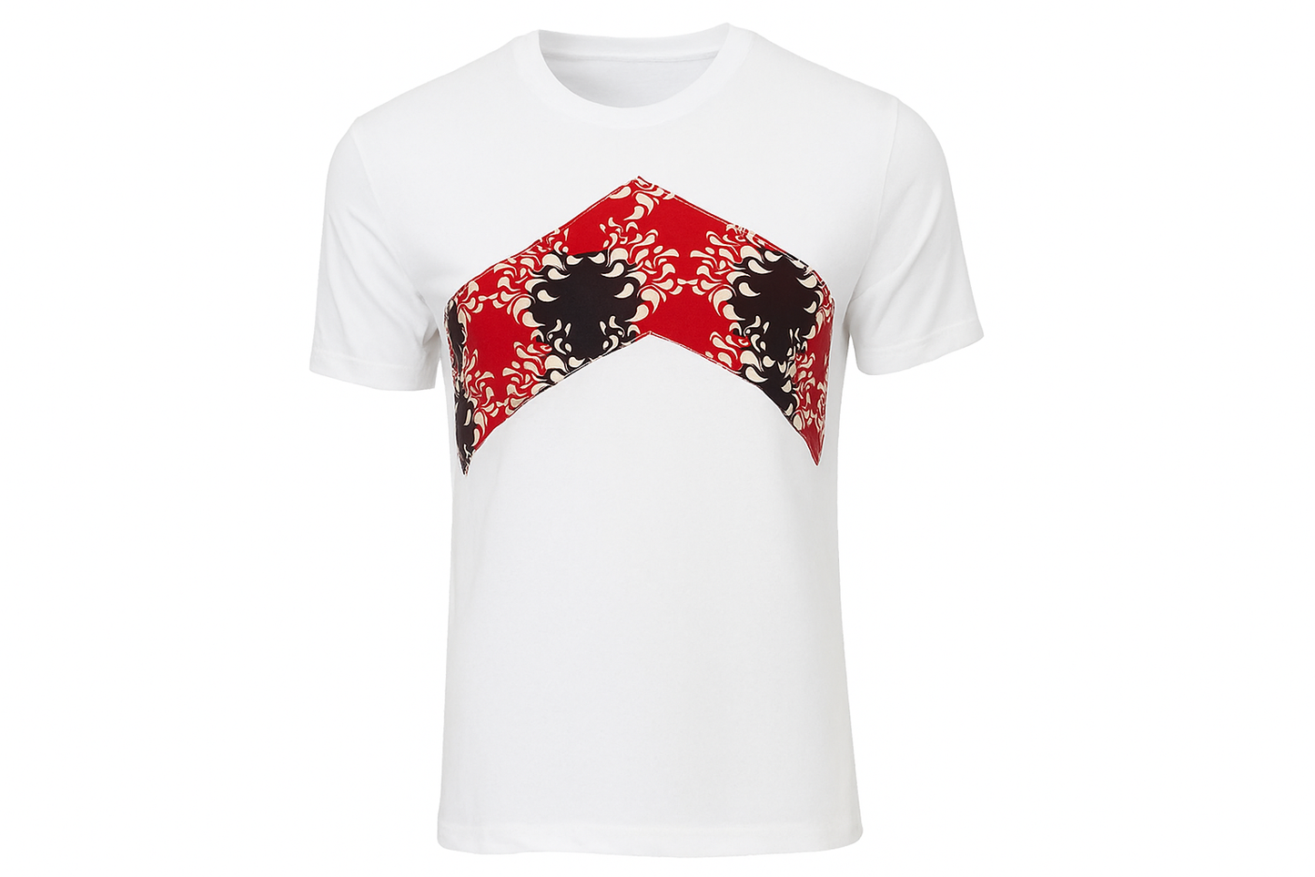 Red Blaze Chevron Tee