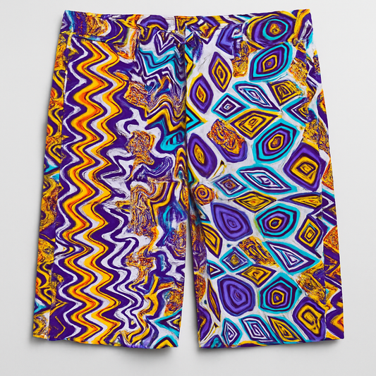 Afro Luxe Pattern Shorts