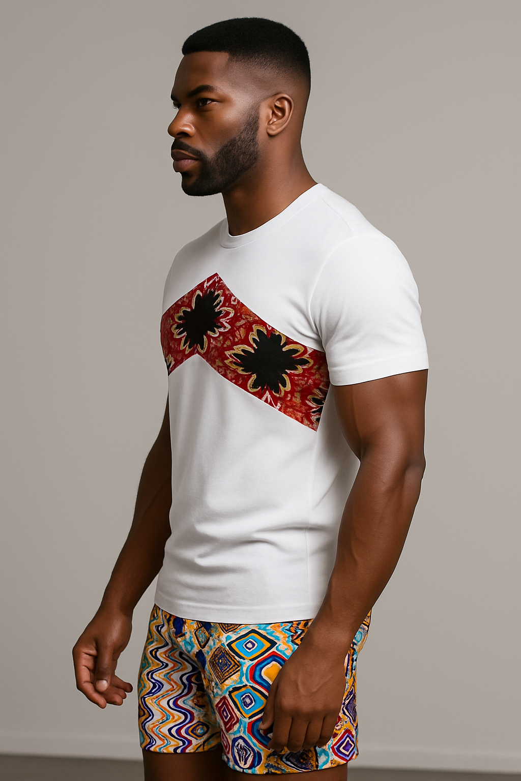 Afro Luxe Pattern Shorts