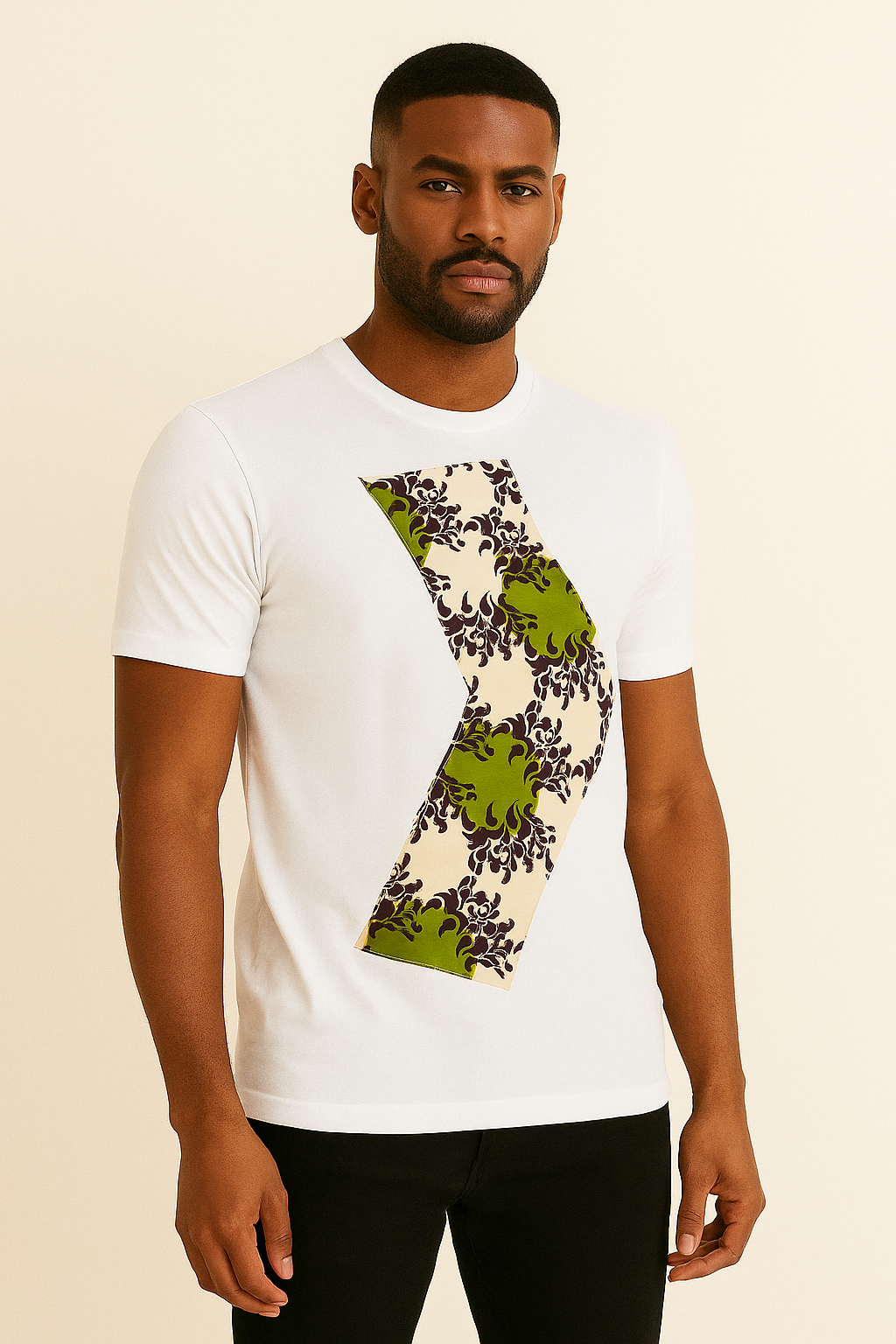 GeoFlare White Tee