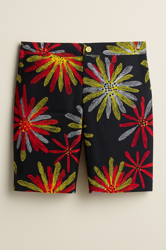 Sundust Burst Ankara Shorts