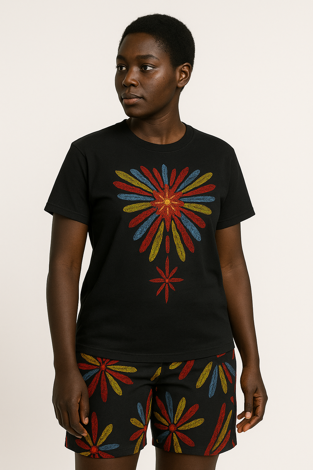 Women's Vibrance Featherburst Two-Piece Set