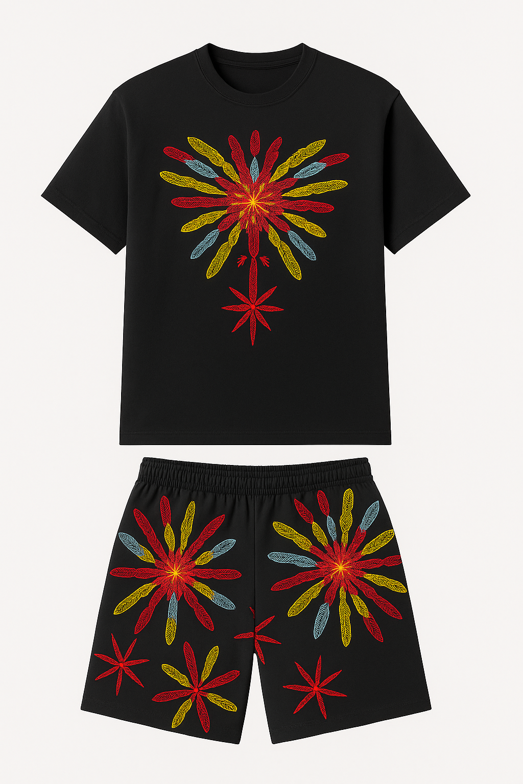 Women's Vibrance Featherburst Two-Piece Set